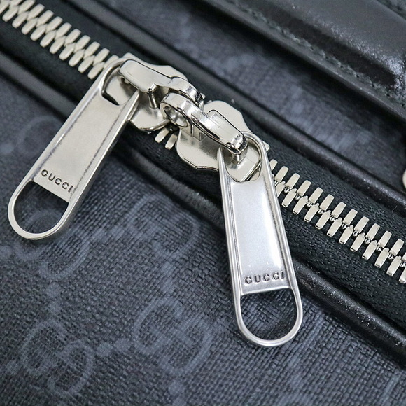 Gucci Carry on Travel Bag Leather Black - Picture 7 of 9